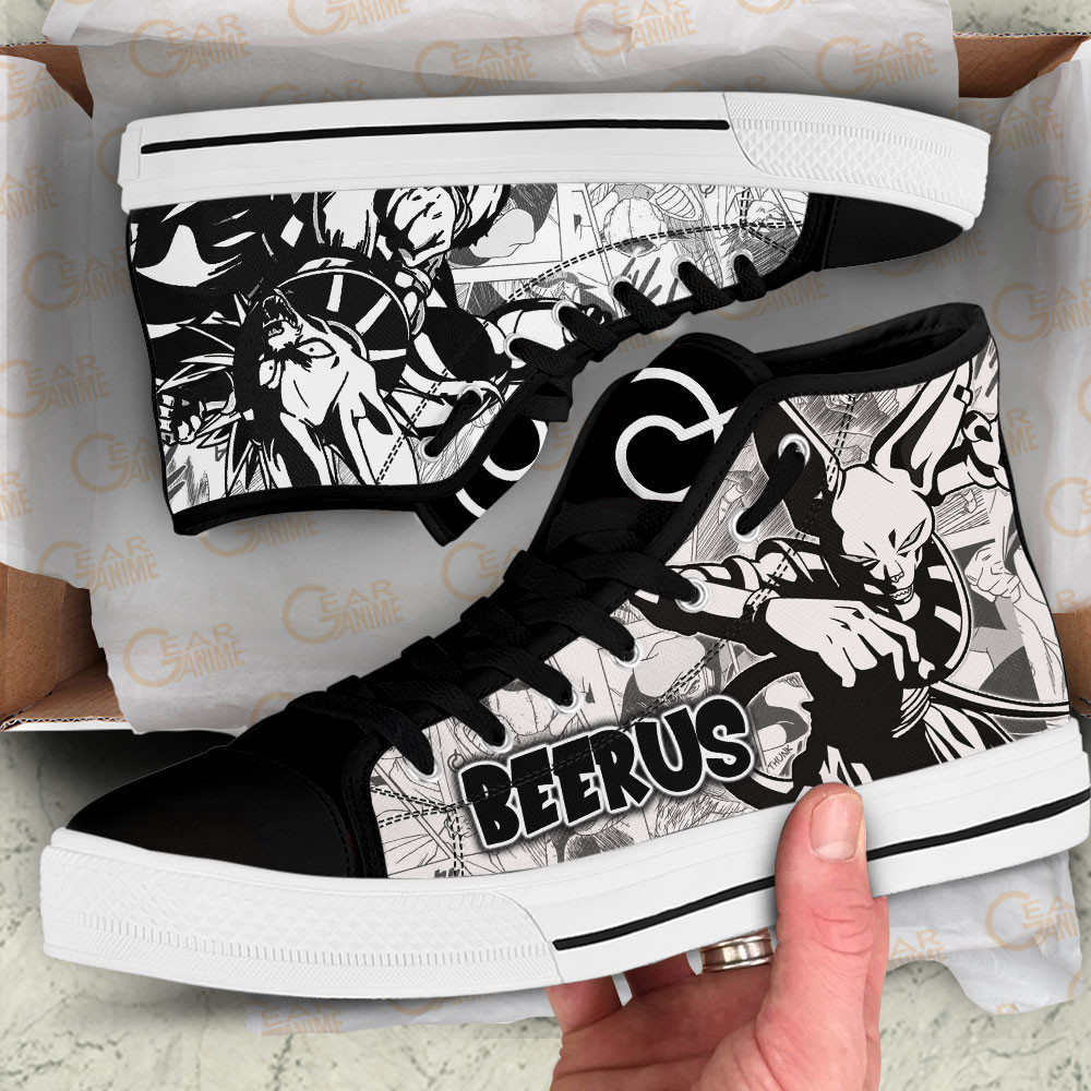 Beerus Dragon Ball High Top