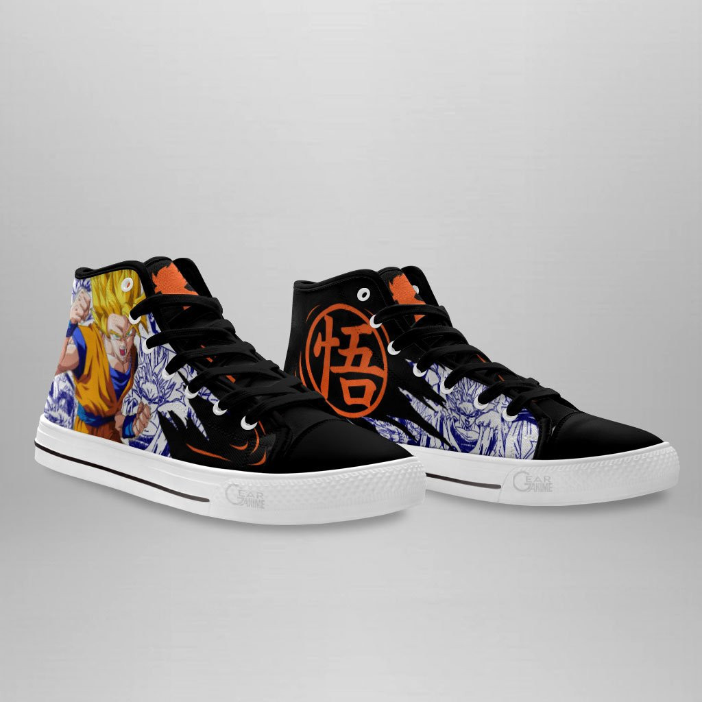 Goku Super Saiyan Dragon Ball High Top - Image 2