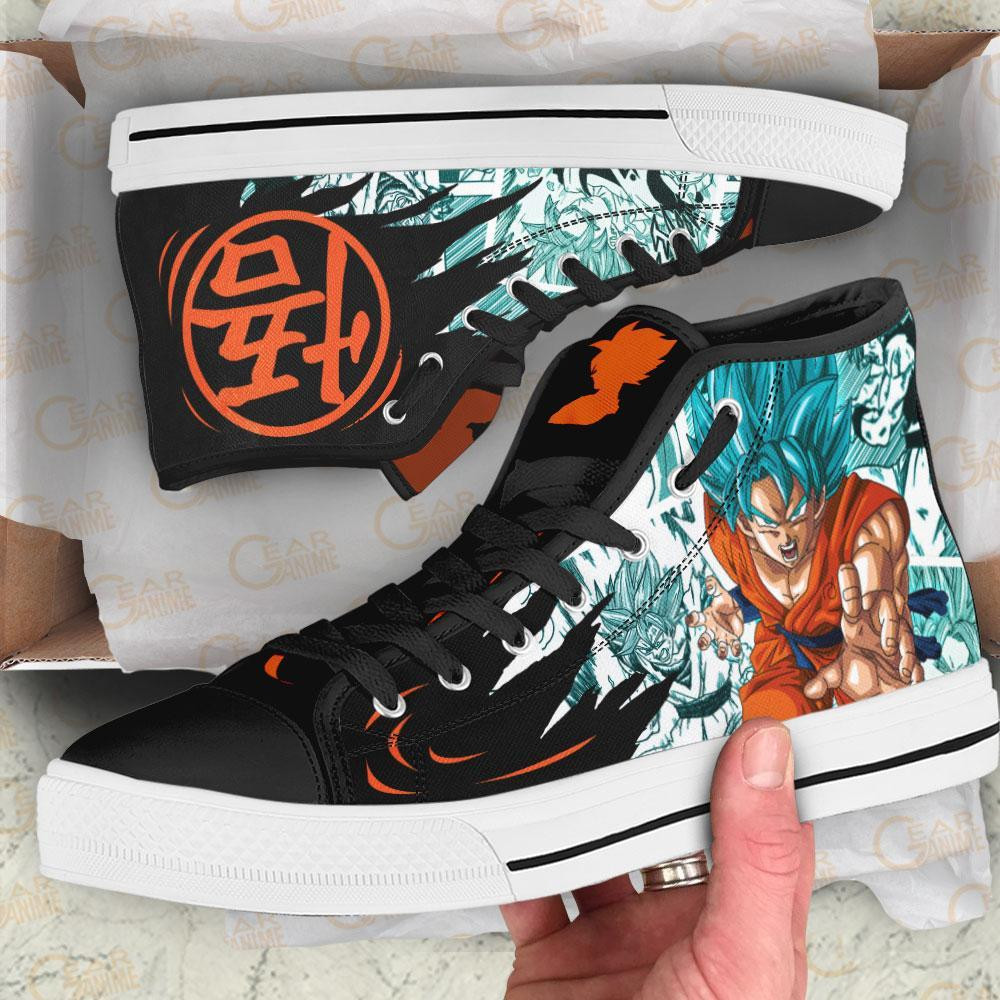 Goku Blue Dragon Ball High Top