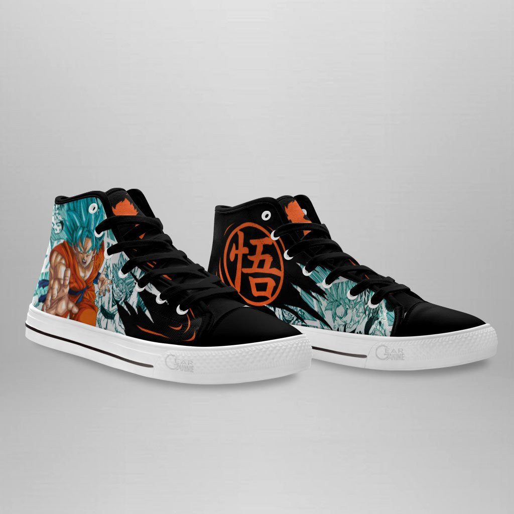 Goku Blue Dragon Ball High Top - Image 3