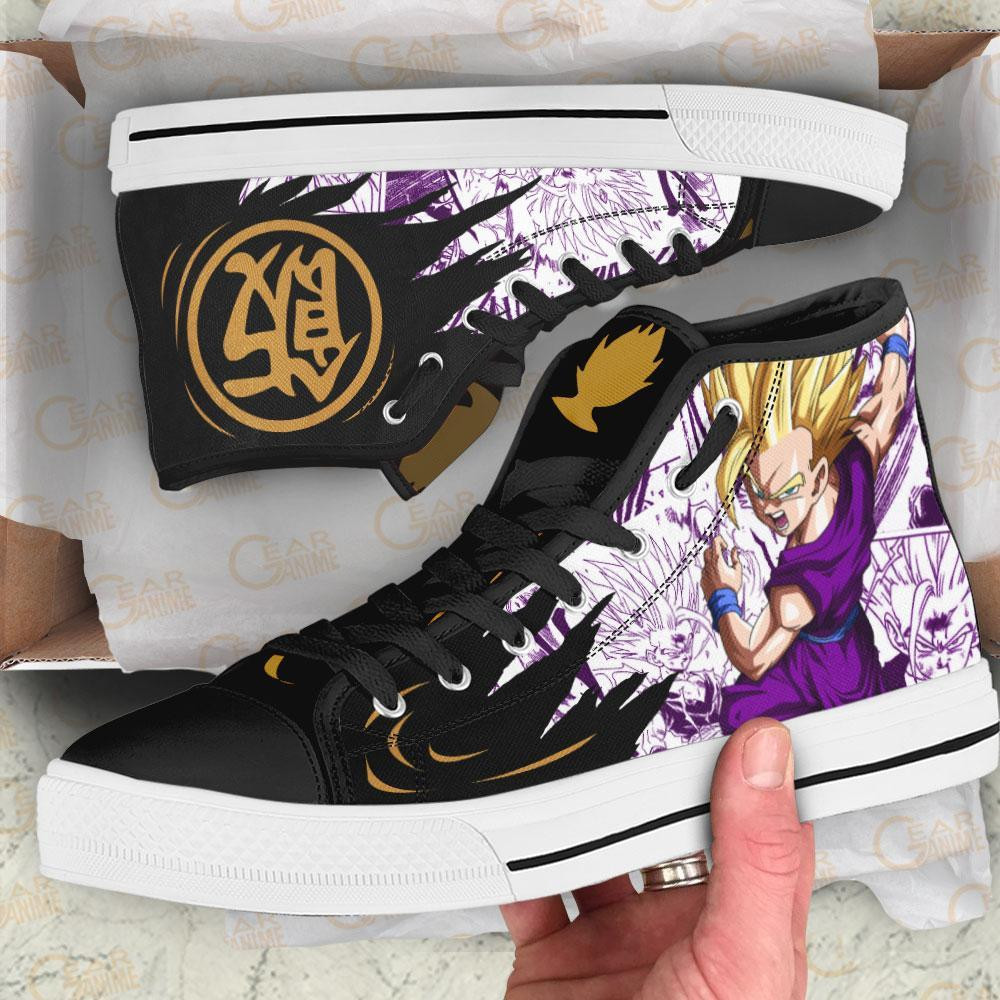 Gohan Saiyan Dragon Ball High Top