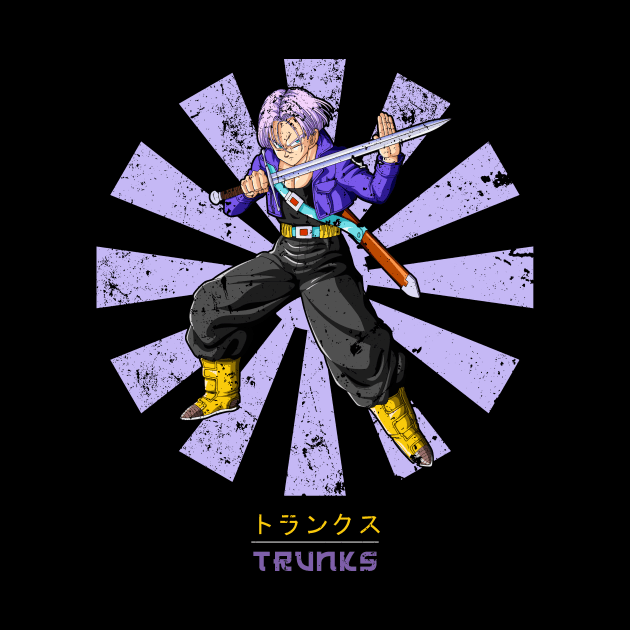 Trunks Retro Japanese Dragon Ball Mug - Image 3