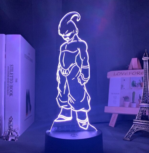 Anime Majin Buu 3D Led Night Light Dragon Ball Table Lamp