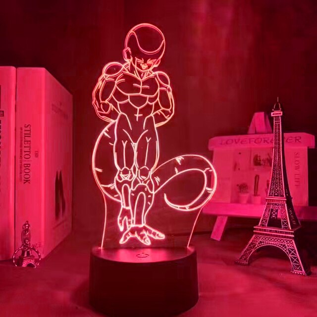 Anime Frieza 3D Led Night Light Dragon Ball Table Lamp