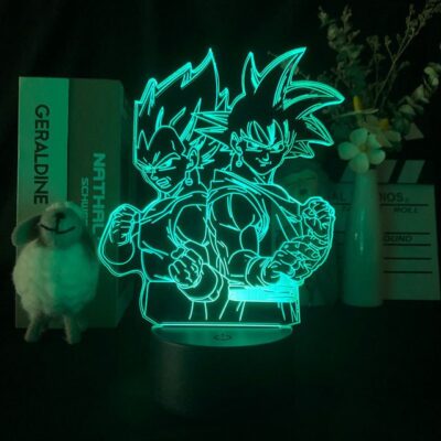 Anime Goku Vegeta 3D Led Night Light Dragon Ball Z Table Lamp Children Bed Room Decor 16 - Dragon Ball UK Shop