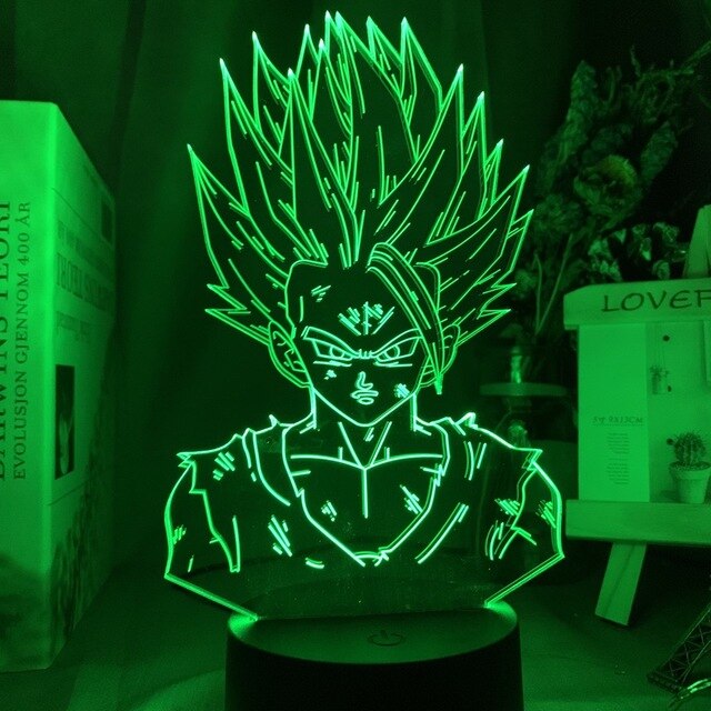 Anime Gohan 3D Led Night Light Dragon Ball Table Lamp