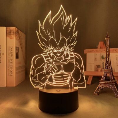 Anime Goku Vegeta 3D Led Night Light Dragon Ball Z Table Lamp Children Bed Room Decor 22 - Dragon Ball UK Shop