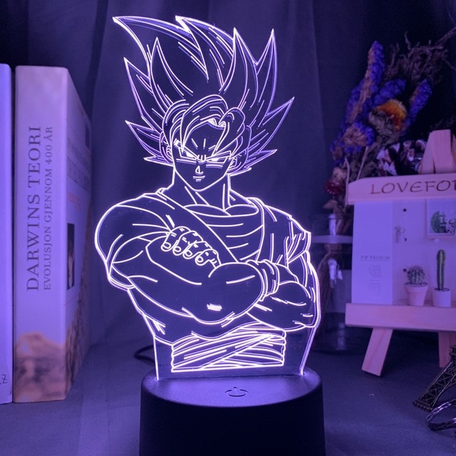 Anime Goku Best-loved  3D Led Night Light Dragon Ball Table Lamp