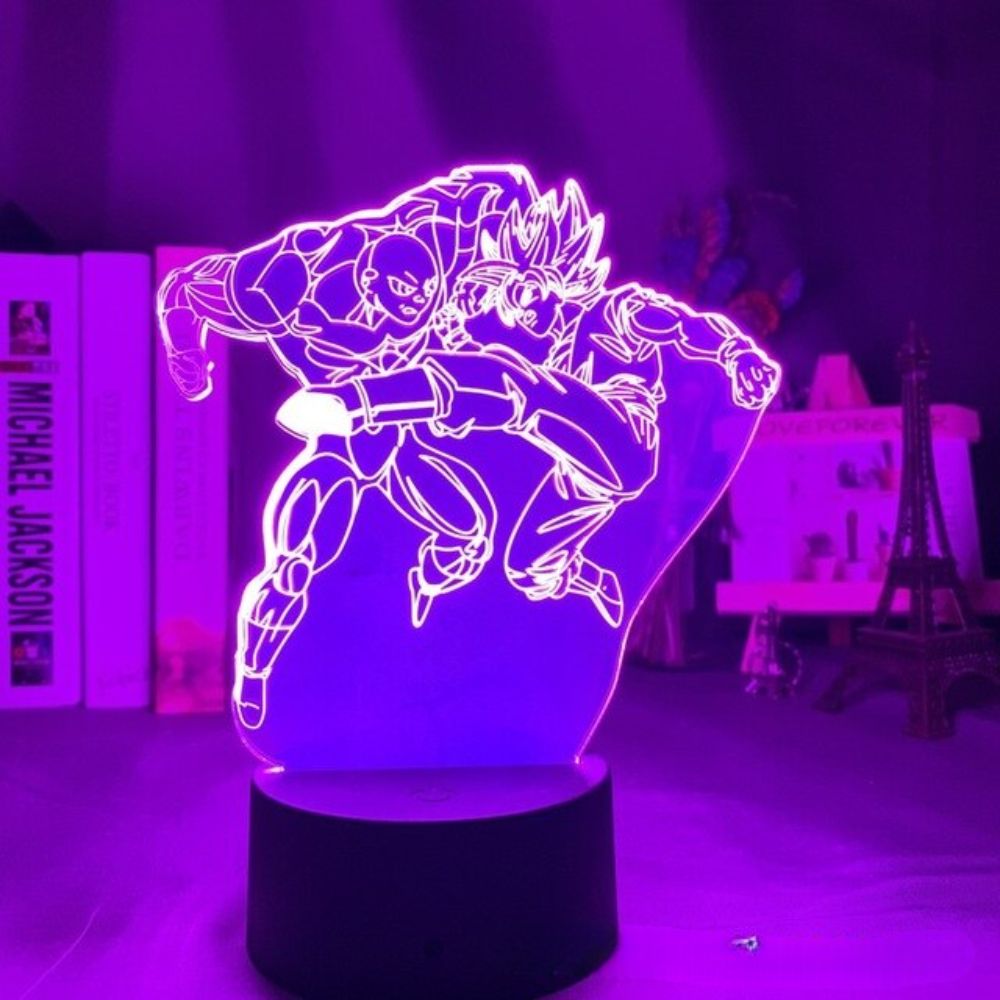 Anime Goku Attack 3D Led Night Light Dragon Ball Table Lamp