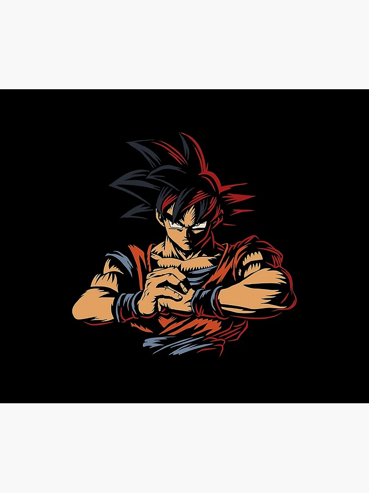 Goku Art Minimalist Colorful Painting Tapestry - Image 2