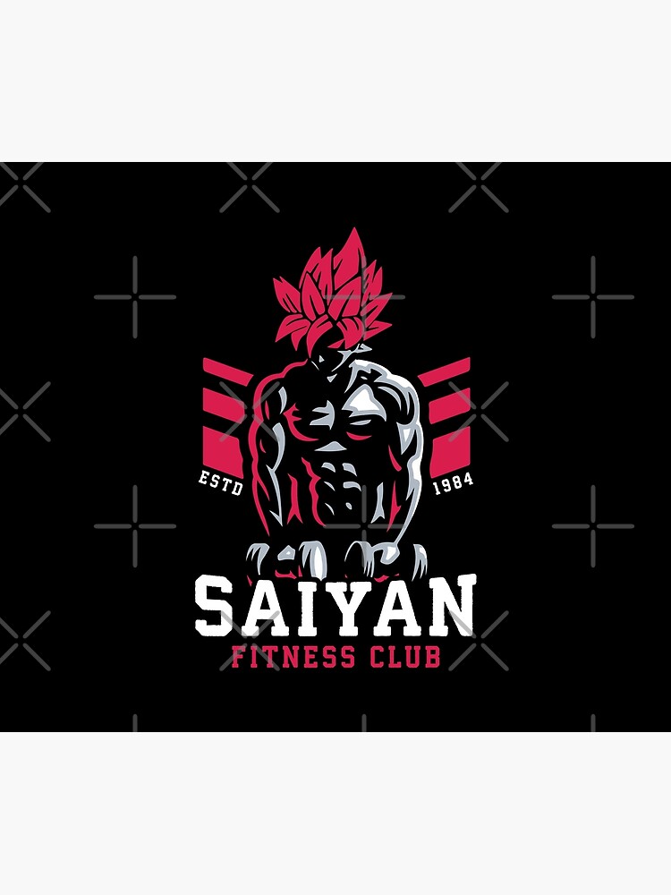 Saiyan Fitness Club Anime Gym Tapestry - Image 2