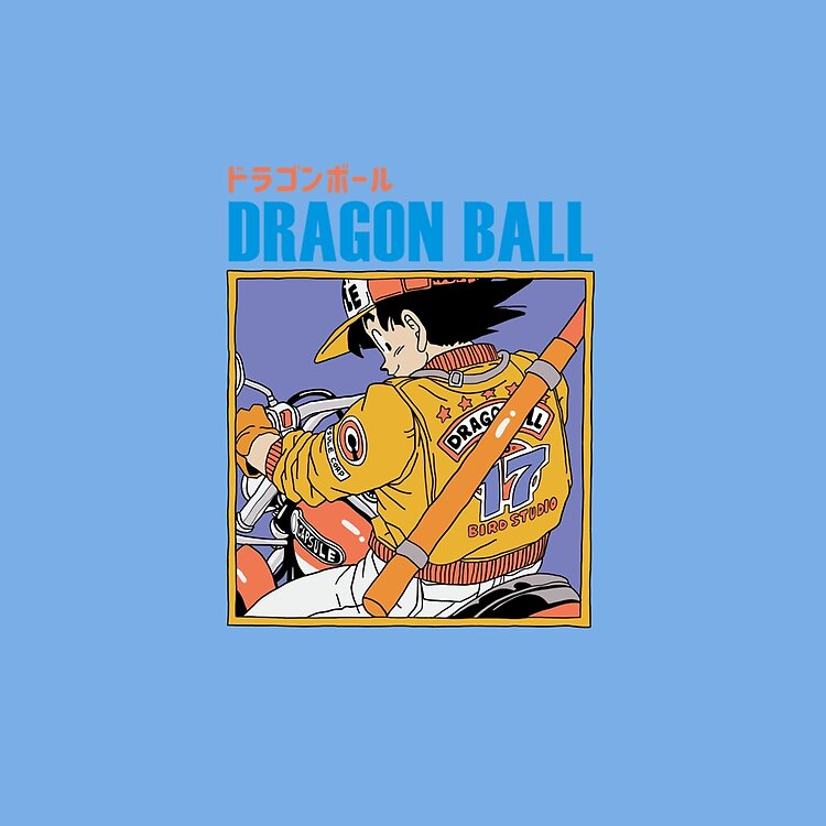 Goku Riding A Motocycle Dragon Ball Classic T Shirt Tote Bag - Image 2