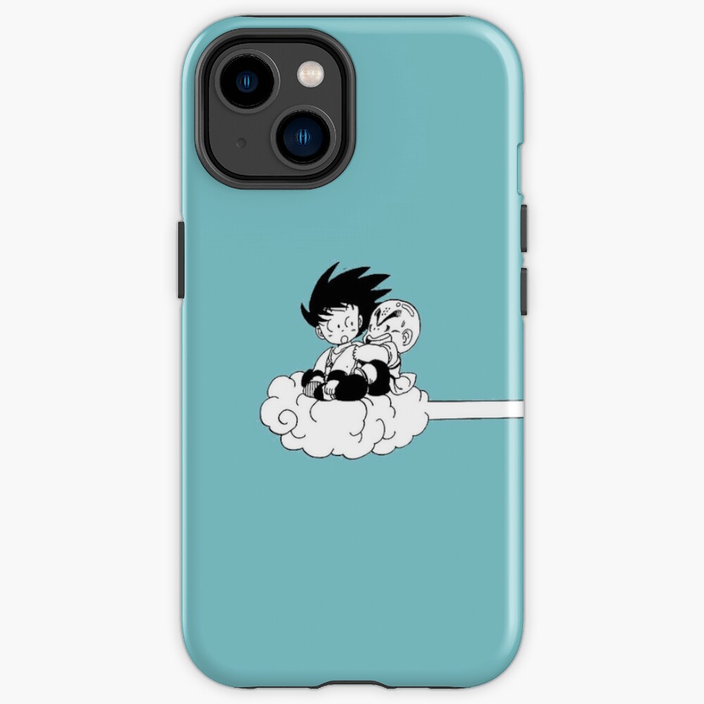 Goku And Krillin On Flying Nimbus Dragon Ball Iphone Case