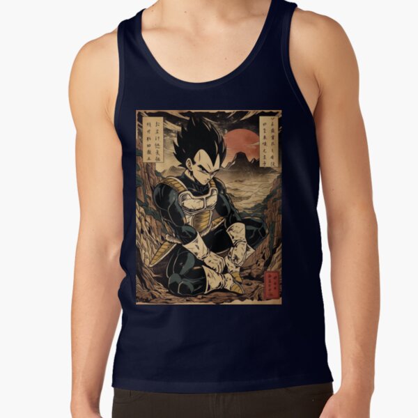 Traditional Saiyan Prince Tank Top - Image 6
