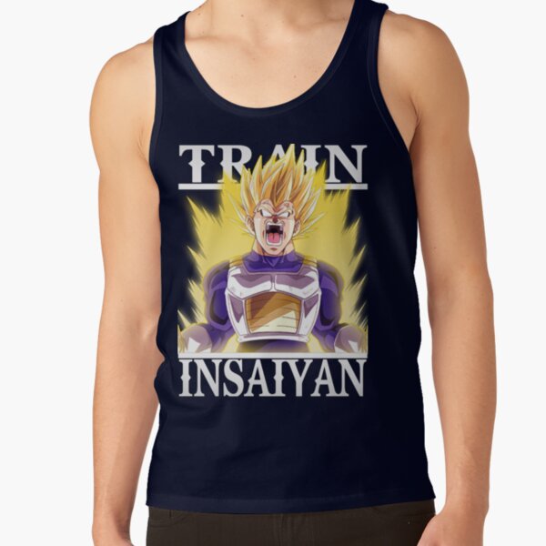 Train Insaiyan Angry Vegeta Super Saiyan My Bulma Db Dbz Dbgt Dbs Tank Top
