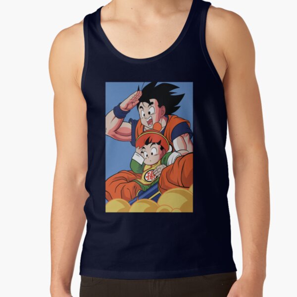 Son Goku And Son Gohan Kinton Cloud Adventure Dragon Ball Anime Tank Top - Image 6
