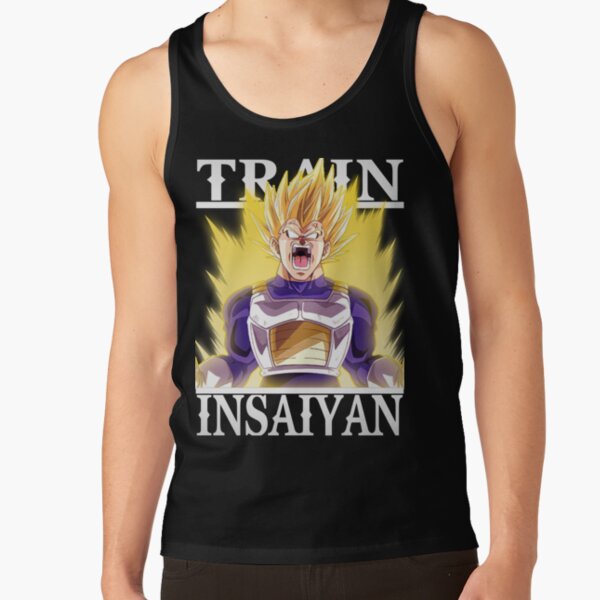 Train Insaiyan Angry Vegeta Super Saiyan My Bulma Db Dbz Dbgt Dbs Tank Top - Image 4
