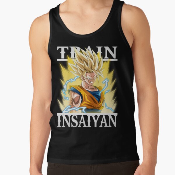 Train Insaiyan Super Saiyan 2 Goku Db Dbz Dbgt Dbs Tank Top - Image 4