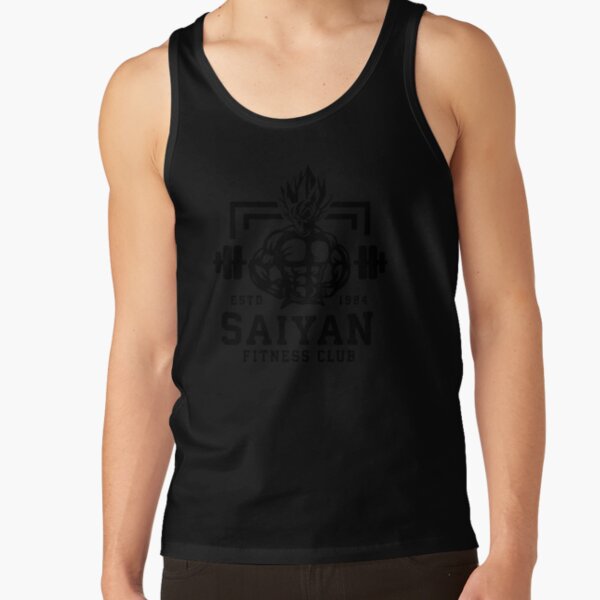 Saiyan Fitness Club Anime Workout Motivational Tank Top - Image 4