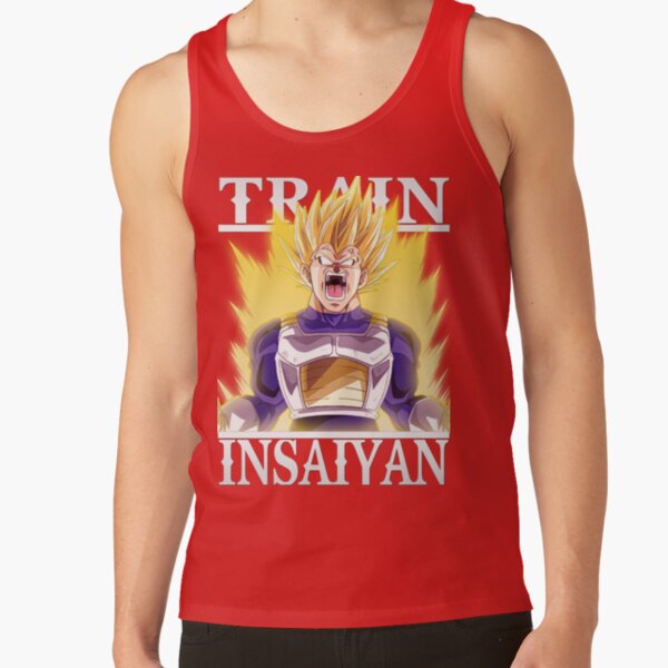 Train Insaiyan Angry Vegeta Super Saiyan My Bulma Db Dbz Dbgt Dbs Tank Top - Image 6