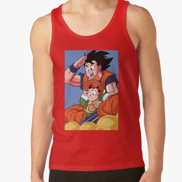 Son Goku And Son Gohan Kinton Cloud Adventure Dragon Ball Anime Tank Top - Image 5