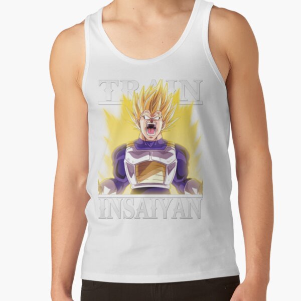 Train Insaiyan Angry Vegeta Super Saiyan My Bulma Db Dbz Dbgt Dbs Tank Top - Image 2