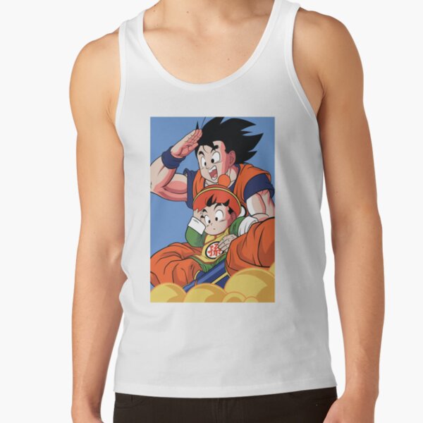 Son Goku And Son Gohan Kinton Cloud Adventure Dragon Ball Anime Tank Top