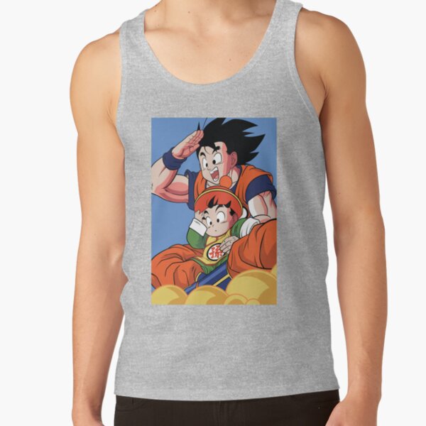 Son Goku And Son Gohan Kinton Cloud Adventure Dragon Ball Anime Tank Top - Image 4