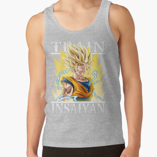 Train Insaiyan Super Saiyan 2 Goku Db Dbz Dbgt Dbs Tank Top - Image 5