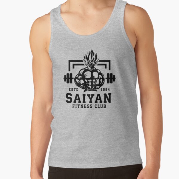Saiyan Fitness Club Anime Workout Motivational Tank Top - Image 5