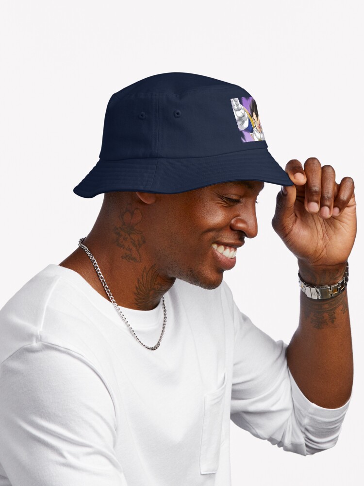 Train Insaiyan Scouter Vegeta Db Dbz Dbgt Dbs Bucket Hat - Image 3