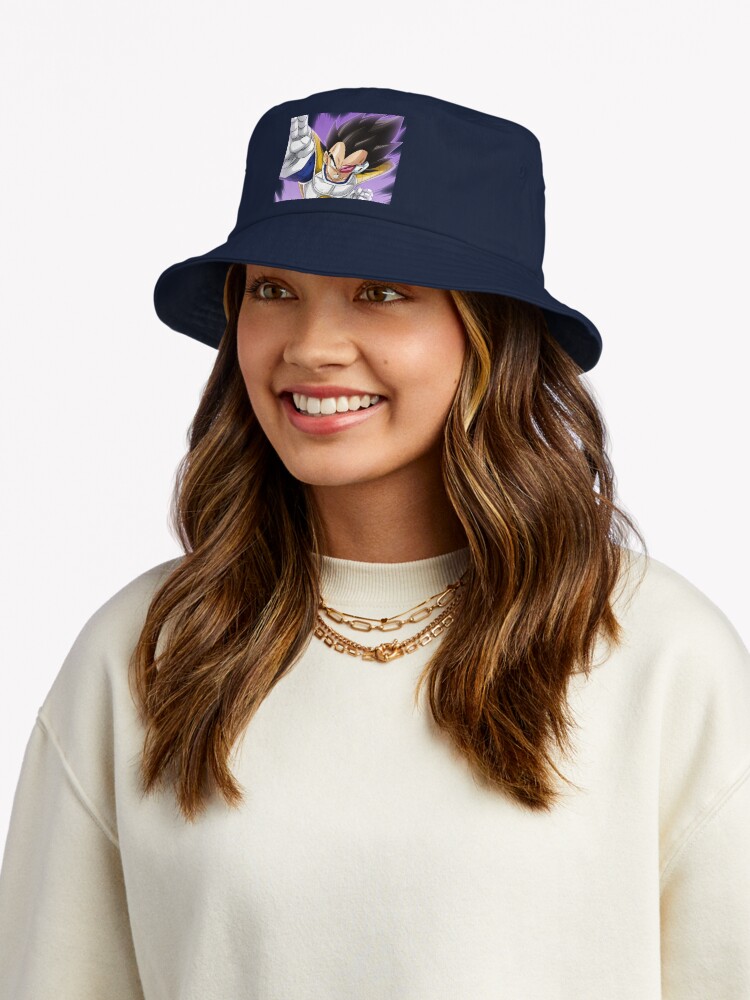 Train Insaiyan Scouter Vegeta Db Dbz Dbgt Dbs Bucket Hat - Image 2