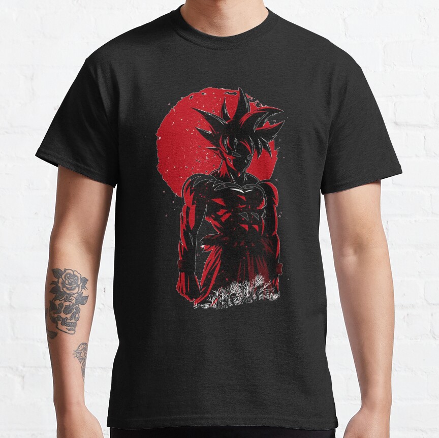 Son Goku Japanese Art T-shirt - Image 2
