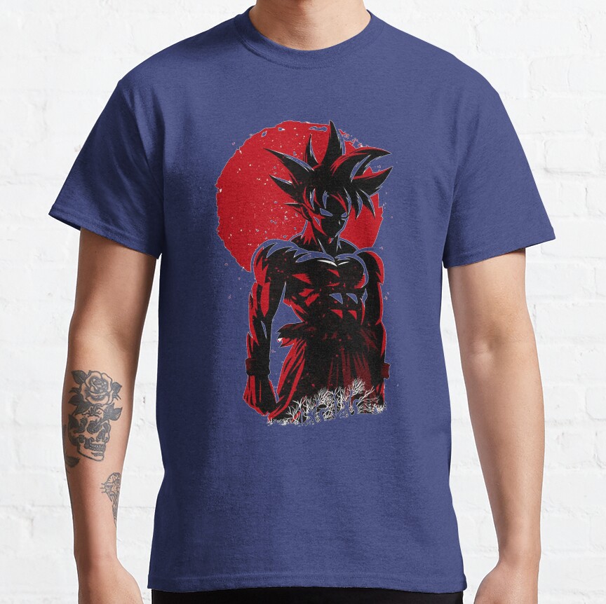 Son Goku Japanese Art T-shirt - Image 5