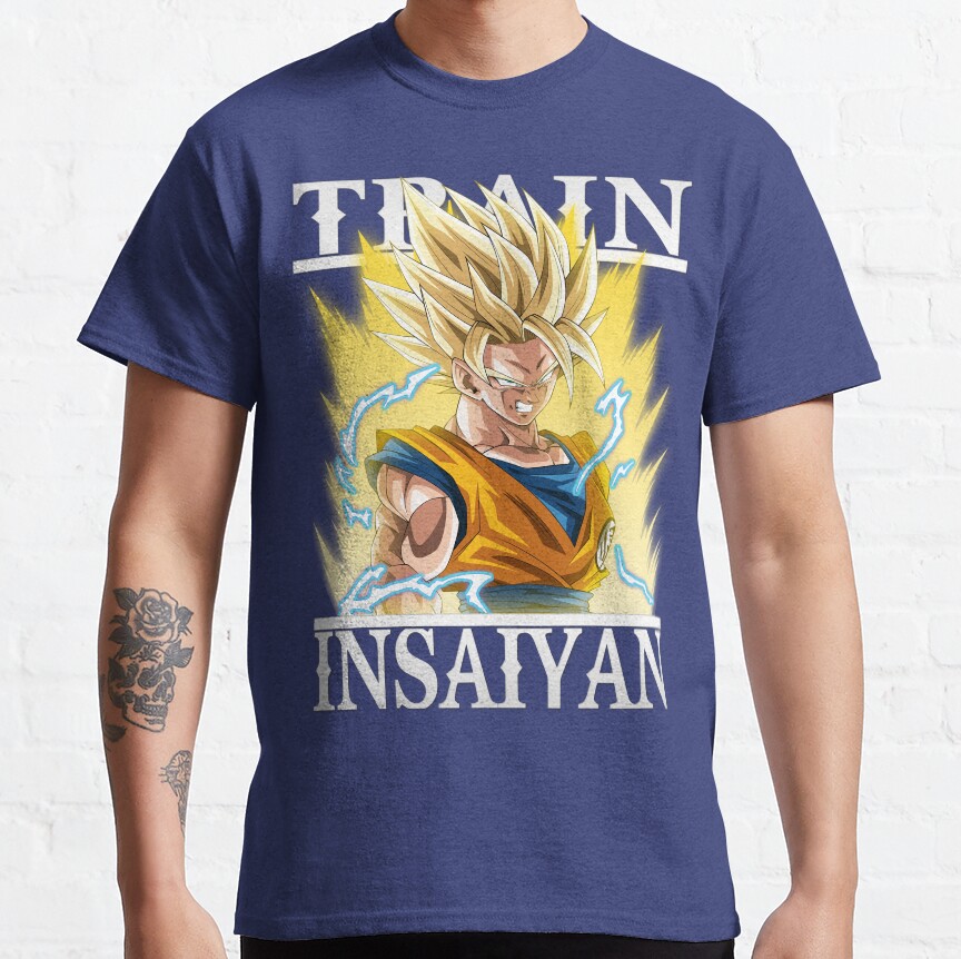 Train Insaiyan Super Saiyan 2 Goku Db Dbz Dbgt Dbs T-shirt - Image 6