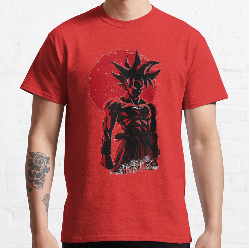 Son Goku Japanese Art T-shirt - Image 6