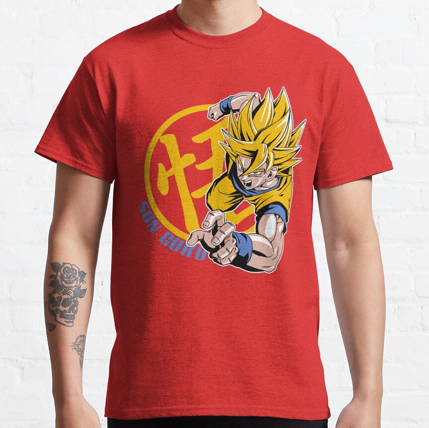 Dragon Ball Son Goku Super Saiyan Perfect Designs For Men And Women T-shirt - Image 6