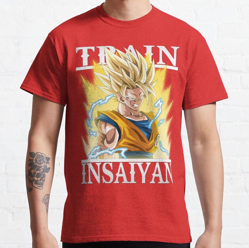 Train Insaiyan Super Saiyan 2 Goku Db Dbz Dbgt Dbs T-shirt