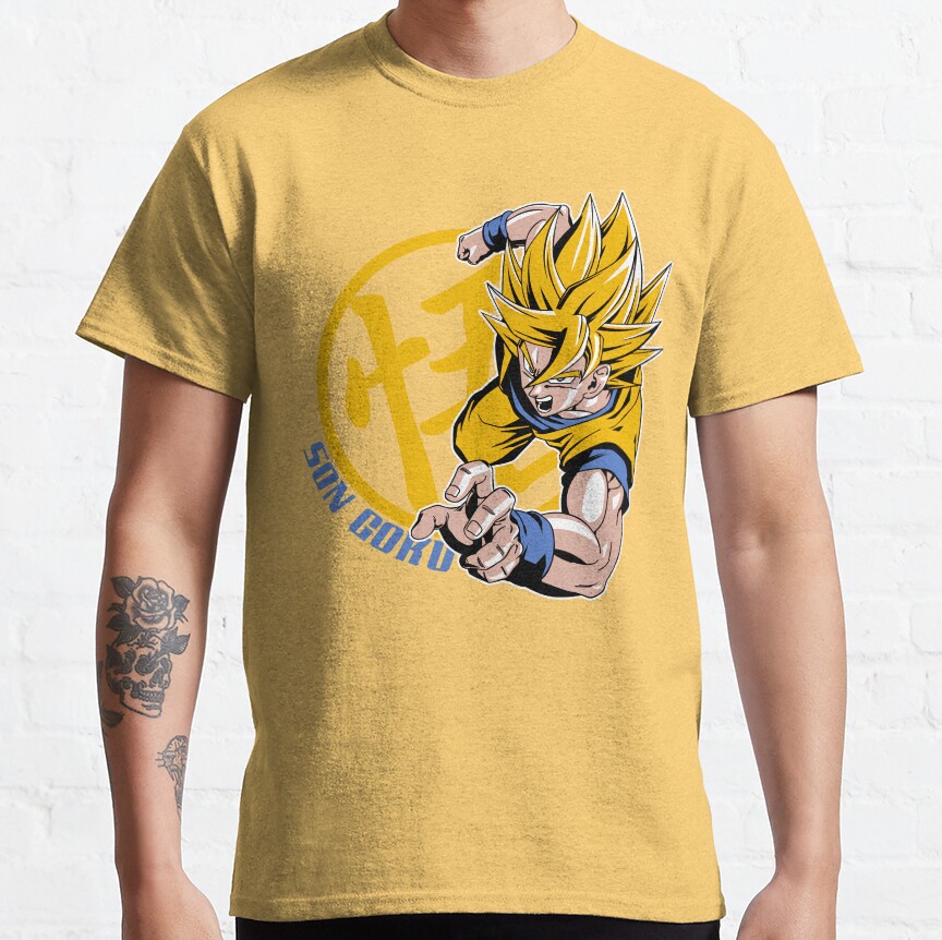 Dragon Ball Son Goku Super Saiyan Perfect Designs For Men And Women T-shirt - Image 7