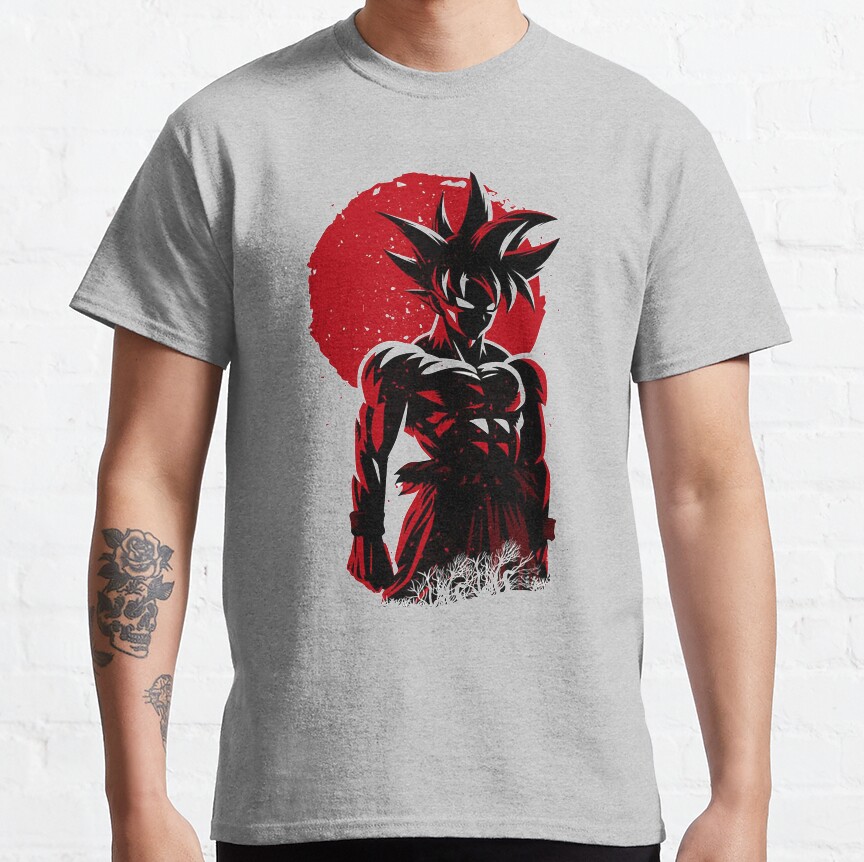 Son Goku Japanese Art T-shirt - Image 4