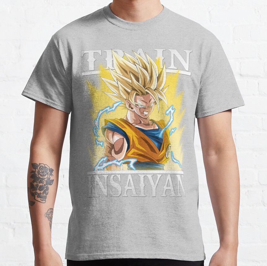 Train Insaiyan Super Saiyan 2 Goku Db Dbz Dbgt Dbs T-shirt - Image 5