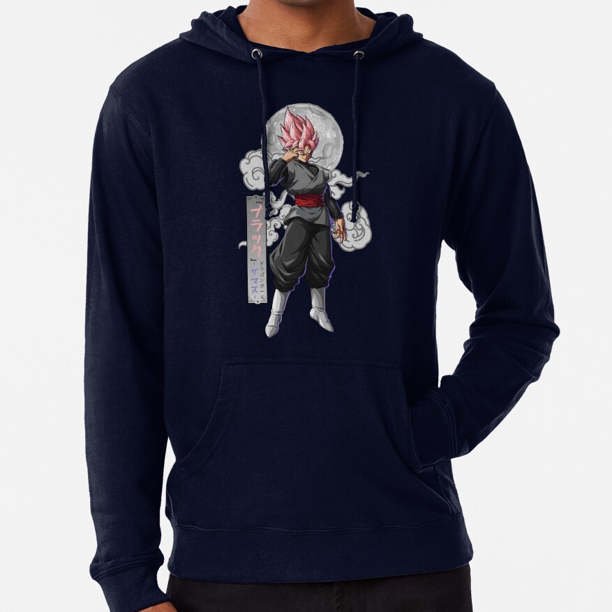 Goku Black Super Ros%c3%a9 Hoodie - Image 6