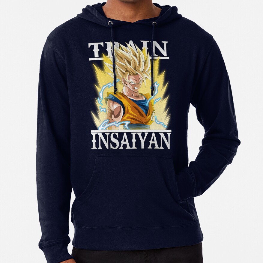 Train Insaiyan Super Saiyan 2 Goku Db Dbz Dbgt Dbs Hoodie - Image 6