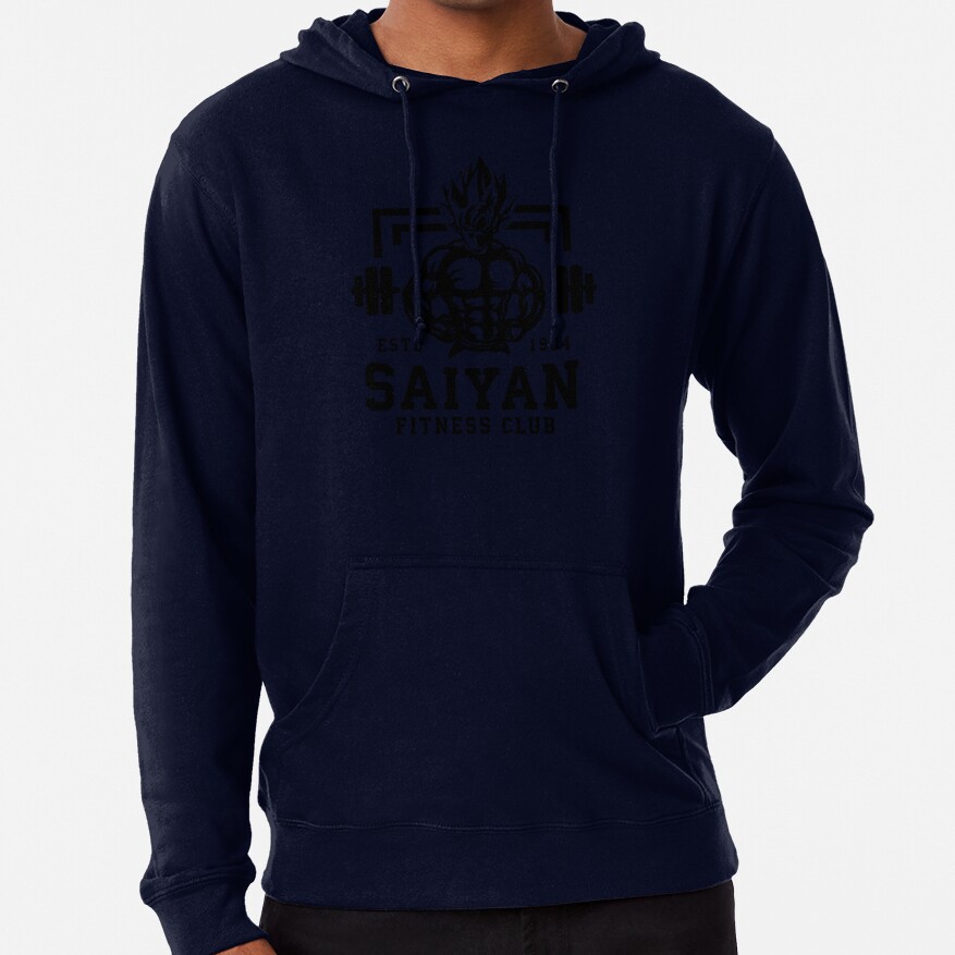 Saiyan Fitness Club Anime Workout Motivational Hoodie - Image 6