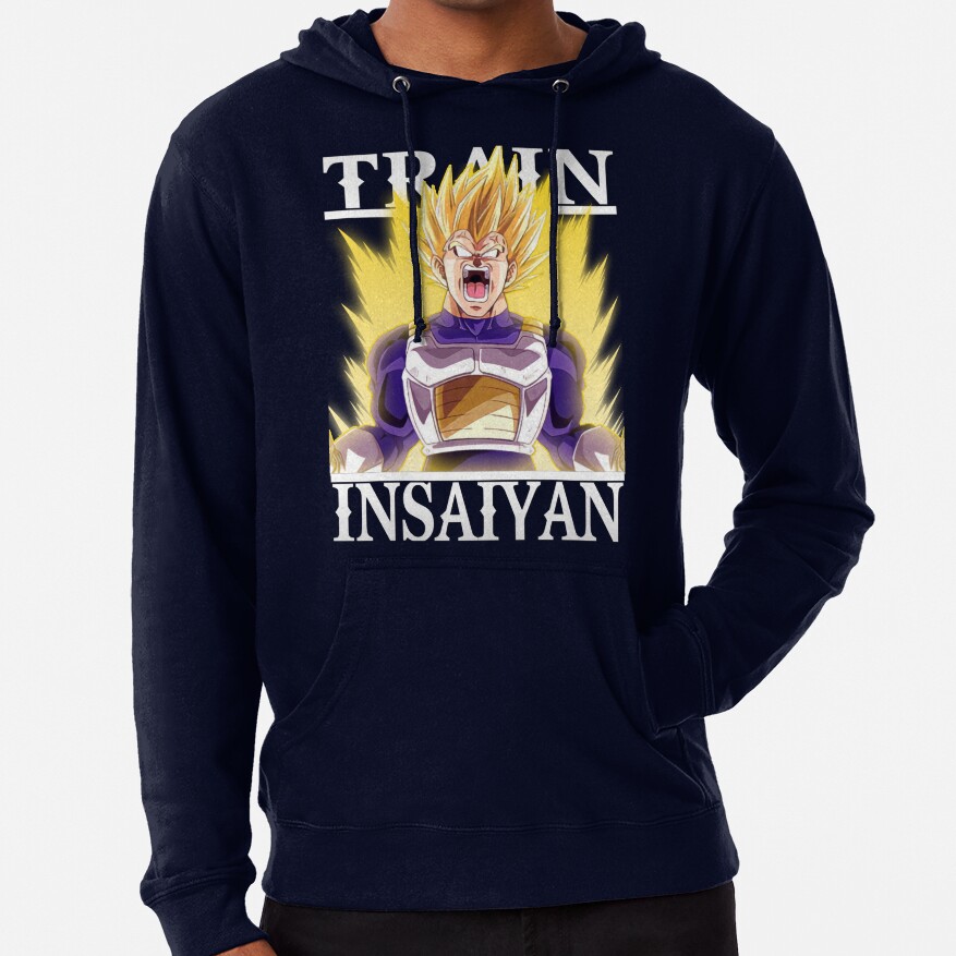 Train Insaiyan Angry Vegeta Super Saiyan My Bulma Db Dbz Dbgt Dbs Hoodie