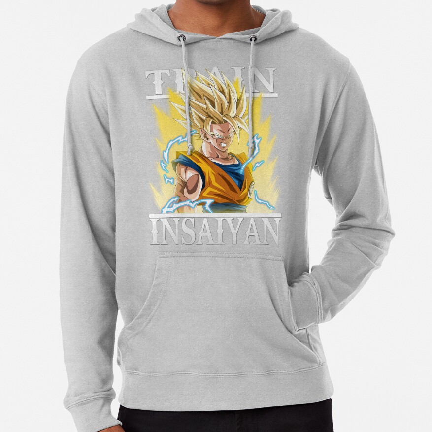 Train Insaiyan Super Saiyan 2 Goku Db Dbz Dbgt Dbs Hoodie