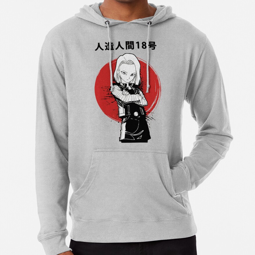 Android 18 Dragon Ball Hoodie - Image 5
