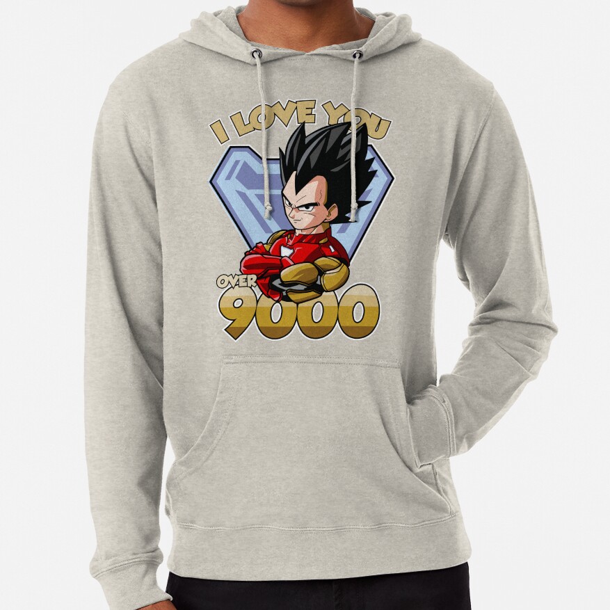 Love Over 9000 Hoodie - Image 5