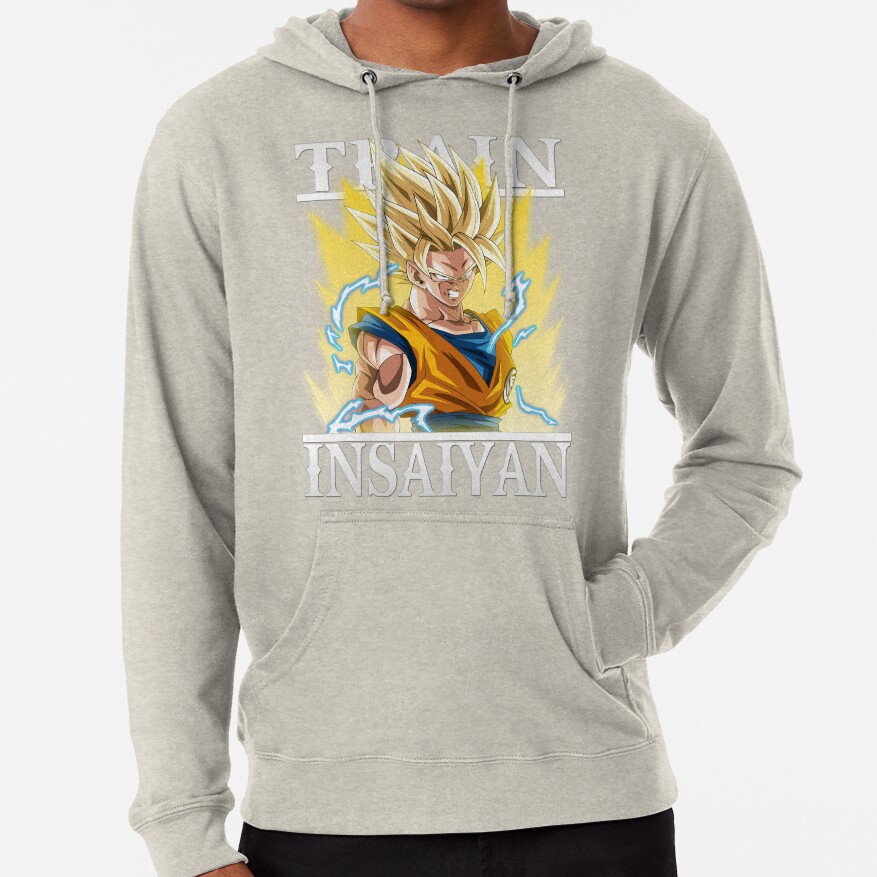 Train Insaiyan Super Saiyan 2 Goku Db Dbz Dbgt Dbs Hoodie - Image 5