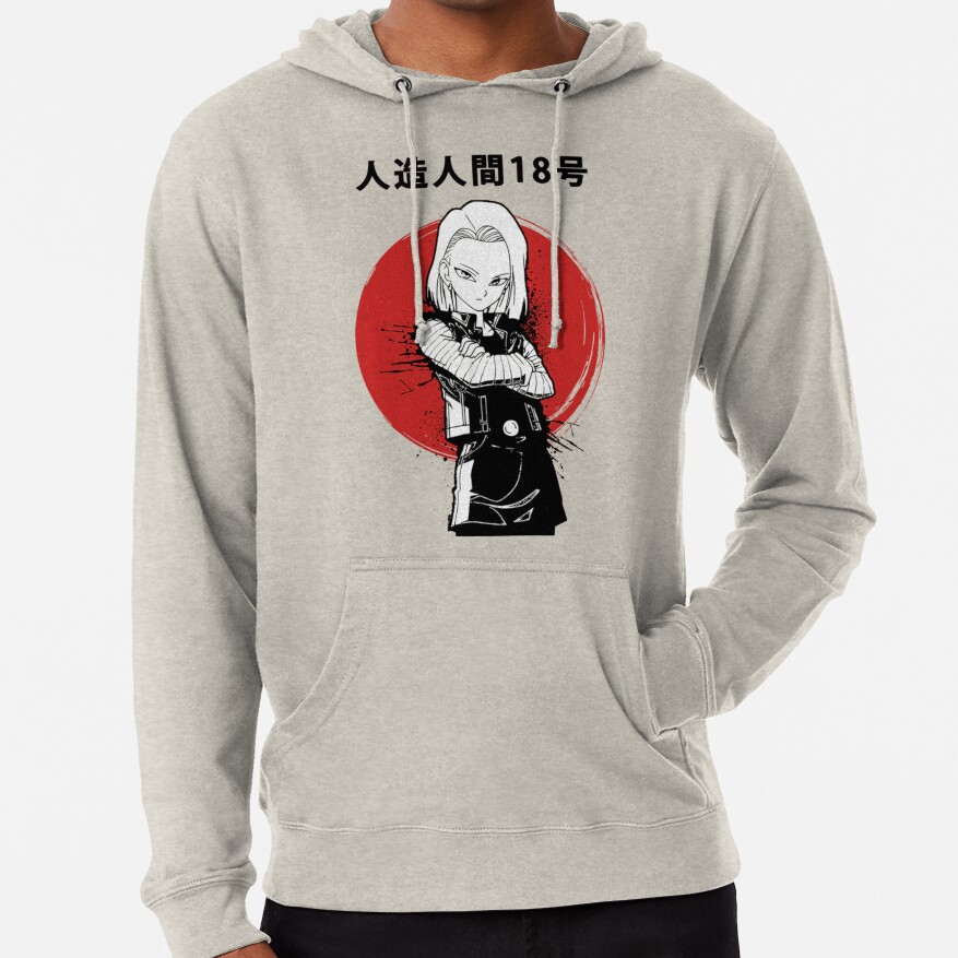Android 18 Dragon Ball Hoodie - Image 4